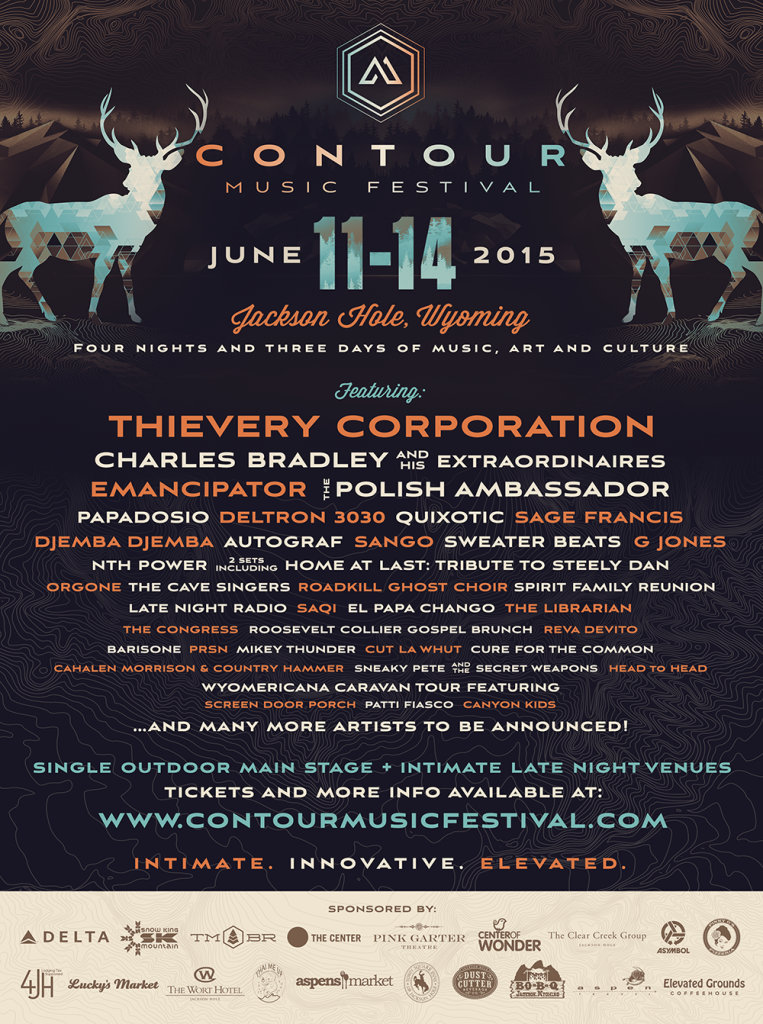 Contour Music Festival June 1114, 2015 in Jackson, Wyoming BeatMaps